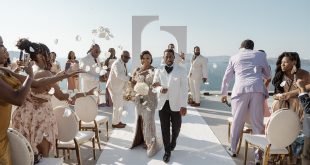 Joevel and Reggie’s Intimate Wedding Celebration in Santorini Greece