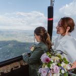 Abbi & Trinity Abby and Trinity's Sunrise Hot Air Balloon Elopement in Colorado