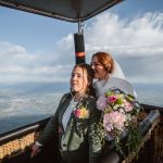Abbi & Trinity Abby and Trinity's Sunrise Hot Air Balloon Elopement in Colorado