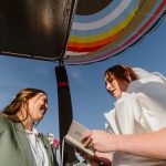 Abbi & Trinity Abby and Trinity's Sunrise Hot Air Balloon Elopement in Colorado