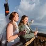 Abbi & Trinity Abby and Trinity's Sunrise Hot Air Balloon Elopement in Colorado