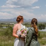 Abbi & Trinity Abby and Trinity's Sunrise Hot Air Balloon Elopement in Colorado