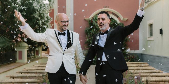 Salva and Jose’s Colorful Floral Wedding at La Florida Agricultural Colony Estate