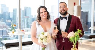 Elena and Eric's Vibrant and Scenic Wedding at The Globe and Mail Centre