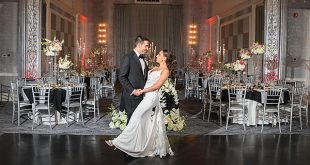 Rebecca and Matthew’s Elegant Black-and-White Wedding at Maplewood Country Club