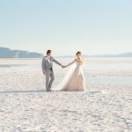 Intimate Sunset Elopement Styled Shoot at Utah’s Iconic Pink Lake