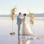 Intimate Sunset Elopement Styled Shoot at Utah’s Iconic Pink Lake