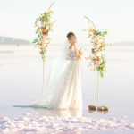 Intimate Sunset Elopement Styled Shoot at Utah’s Iconic Pink Lake