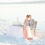 Intimate Sunset Elopement Styled Shoot at Utah’s Iconic Pink Lake