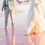 Intimate Sunset Elopement Styled Shoot at Utah’s Iconic Pink Lake