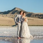 Intimate Sunset Elopement Styled Shoot at Utah’s Iconic Pink Lake