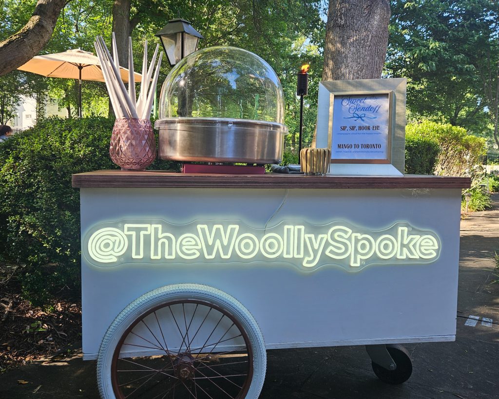 A Sweet Wedding Detail: The Woolly Spoke Reimagines Cotton Candy for Northern Virginia
